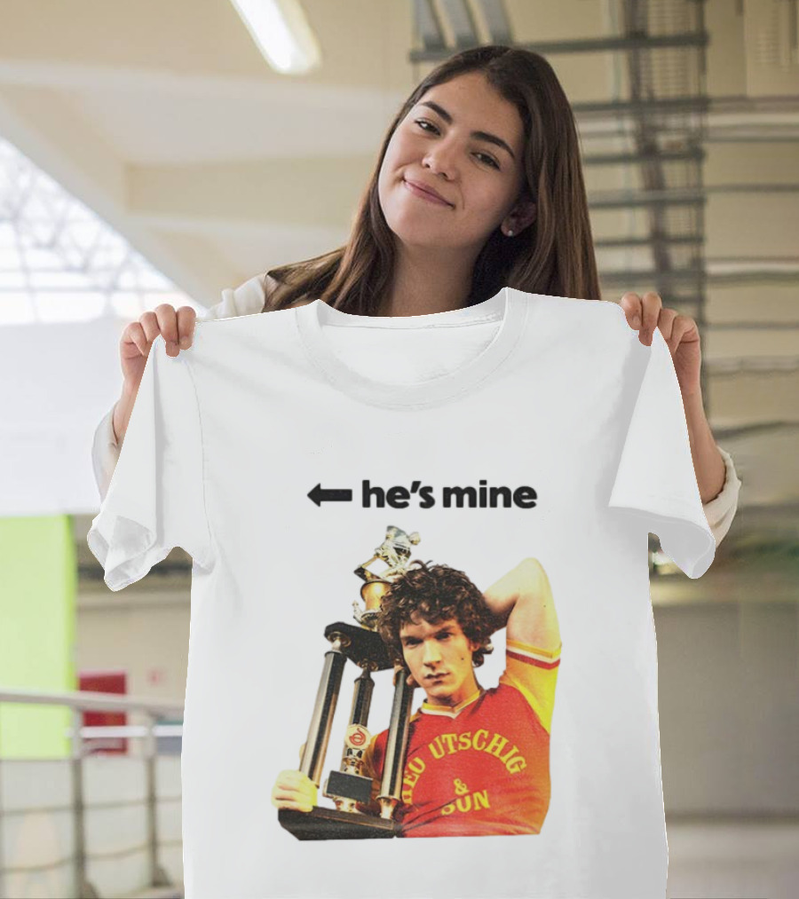 He's Mine Retro Trophy Winner Theo Utschig & Son Heated Rivalry T-Shirt