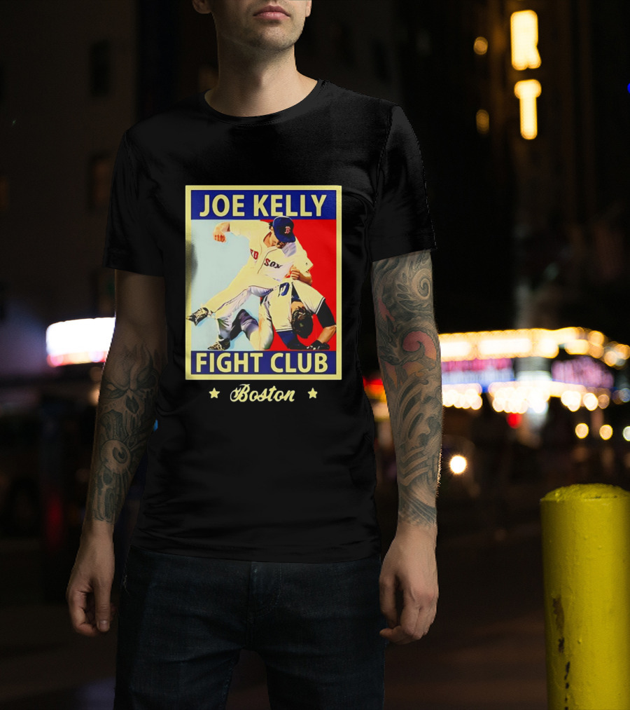 Boston Red Sox Joe Kelly Fight Club Iconic Showdown T-Shirt