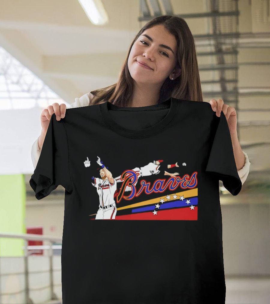 Ender Inciarte Braves Celebration Baseball Triumph T-Shirt