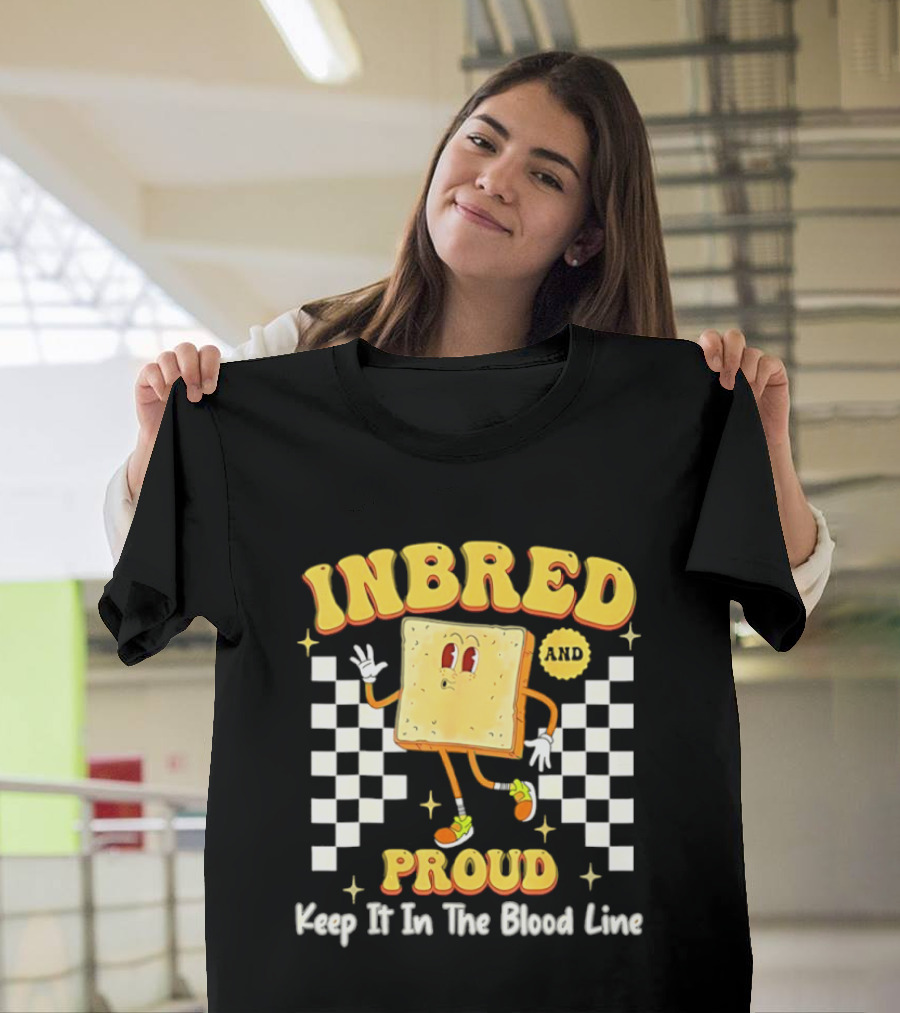 Inbred Humor Keep It In The Blood Line Proud Fun Cartoon T-Shirt