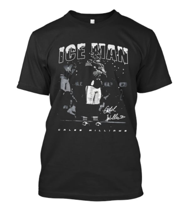 Ice Man Caleb Williams Football Vintage Signature T-Shirt