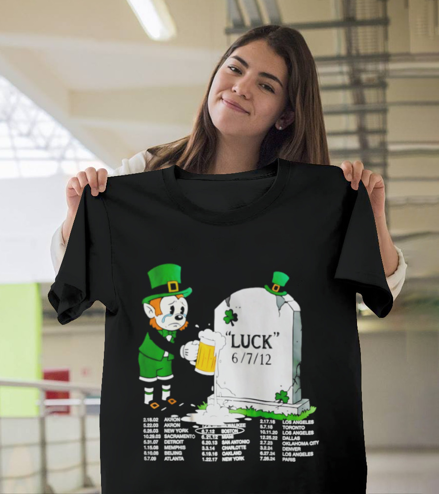 Leprechaun LeBron James Green With Envy Luck St. Patrick's Day 6 7 12 T-Shirt