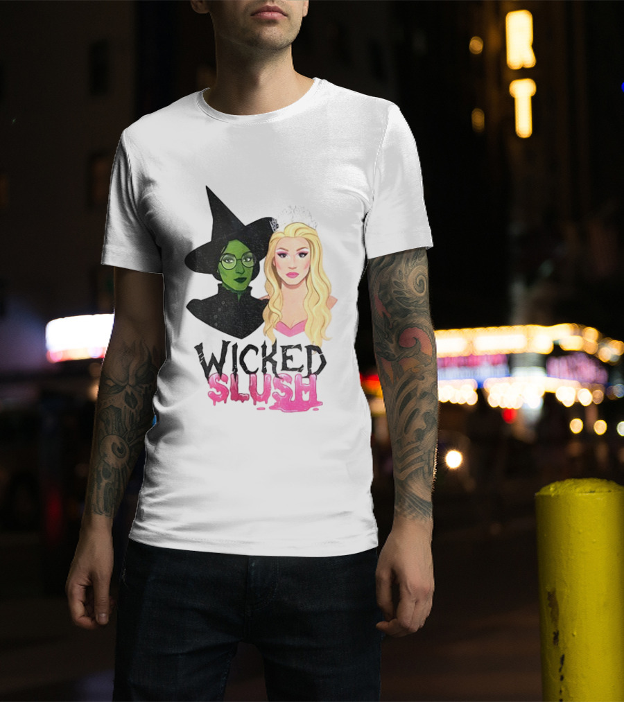 Wicked Slush Elphaba Glinda Disney Noobz T-Shirt
