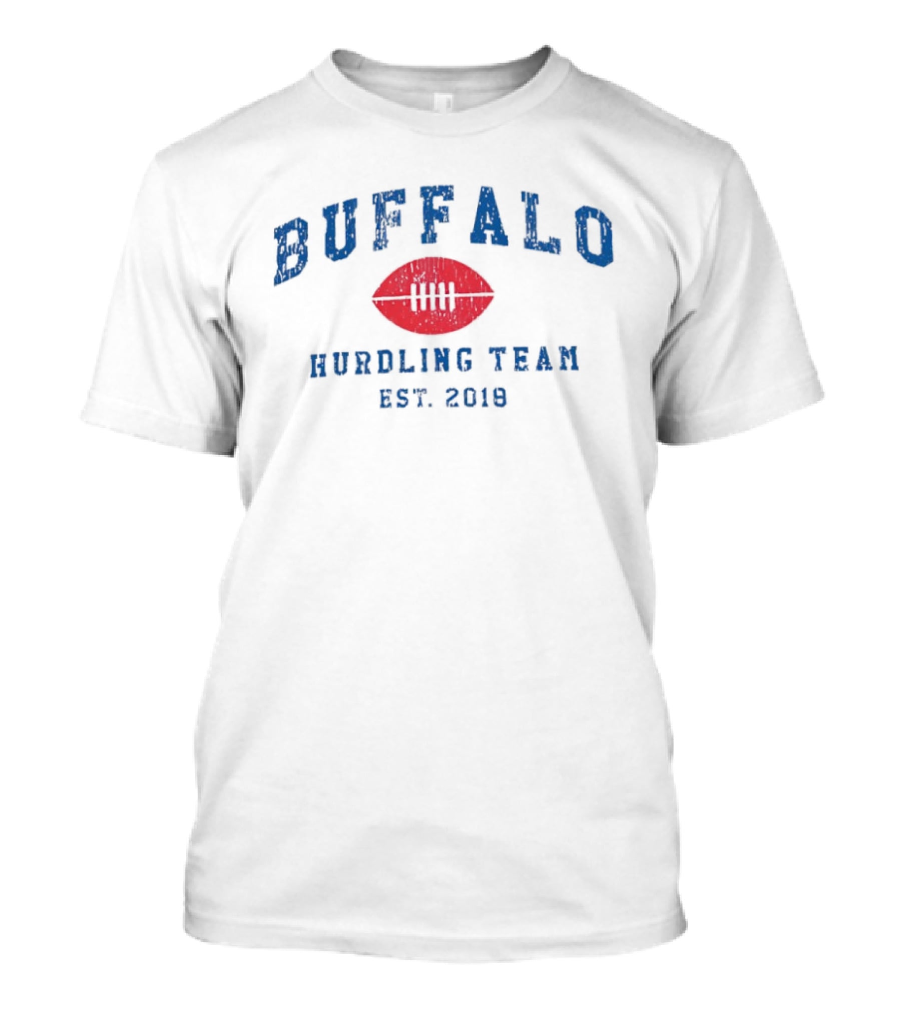 Buffalo Hurdling Team Est 2019 Football T-Shirt