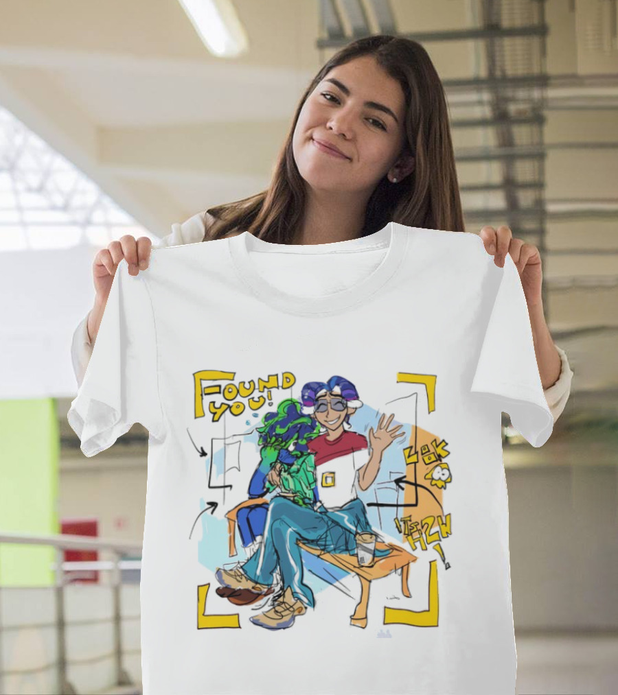 Found You Splatoon Nintendo Art Style Inkling Vibes T-Shirt