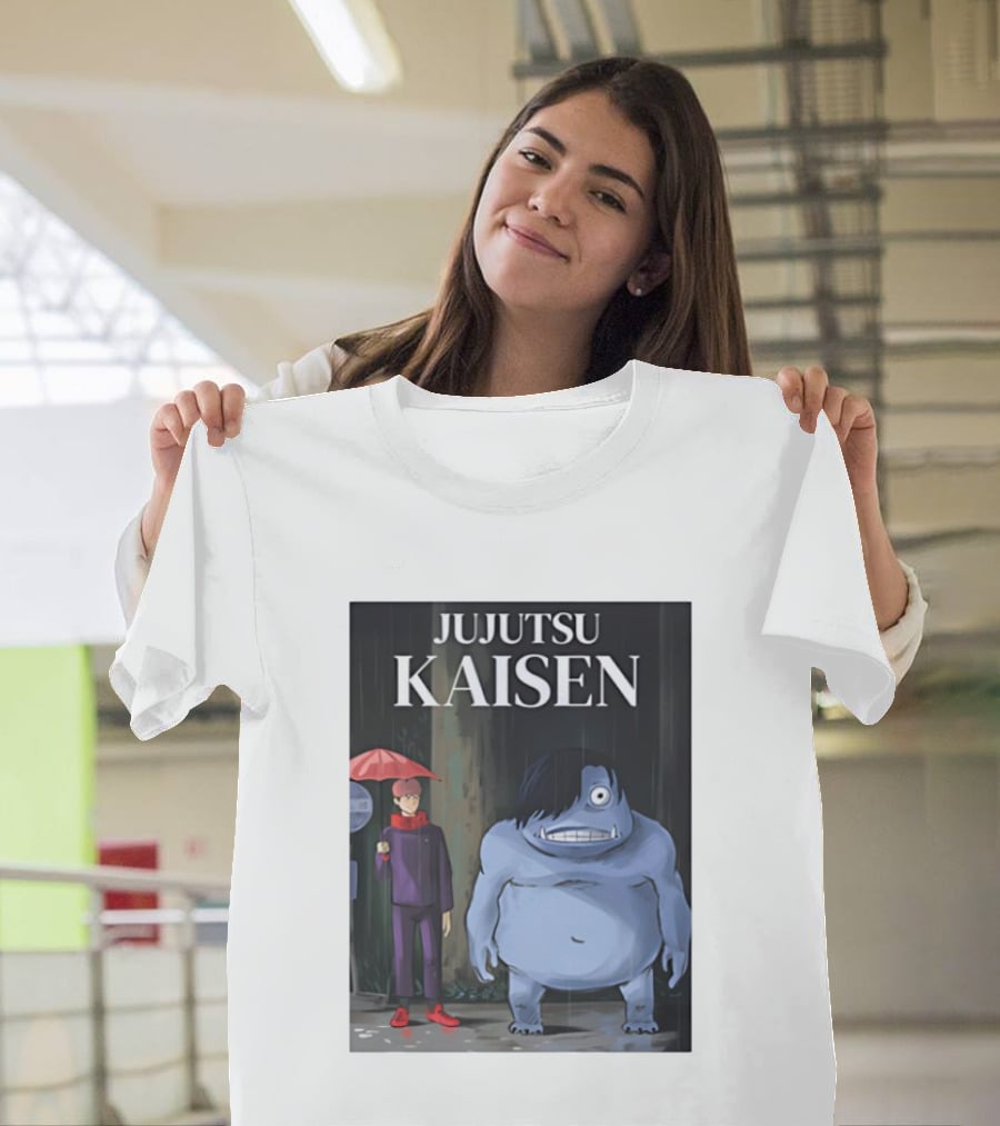 Jujutsu Kaisen Meets Totoro Anime T-Shirt