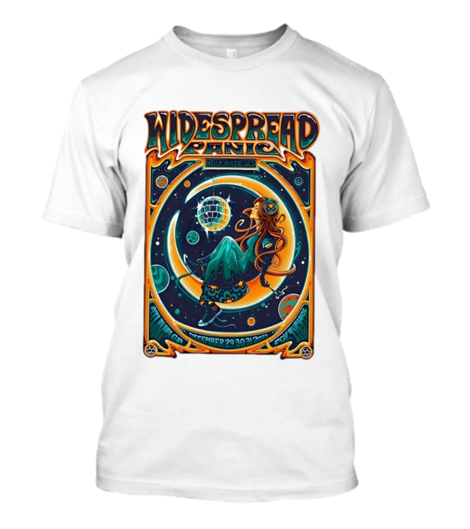 Widespread Panic New Year's Eve 2025 Fox Theatre Atlanta Dec 29 31 T-Shirt