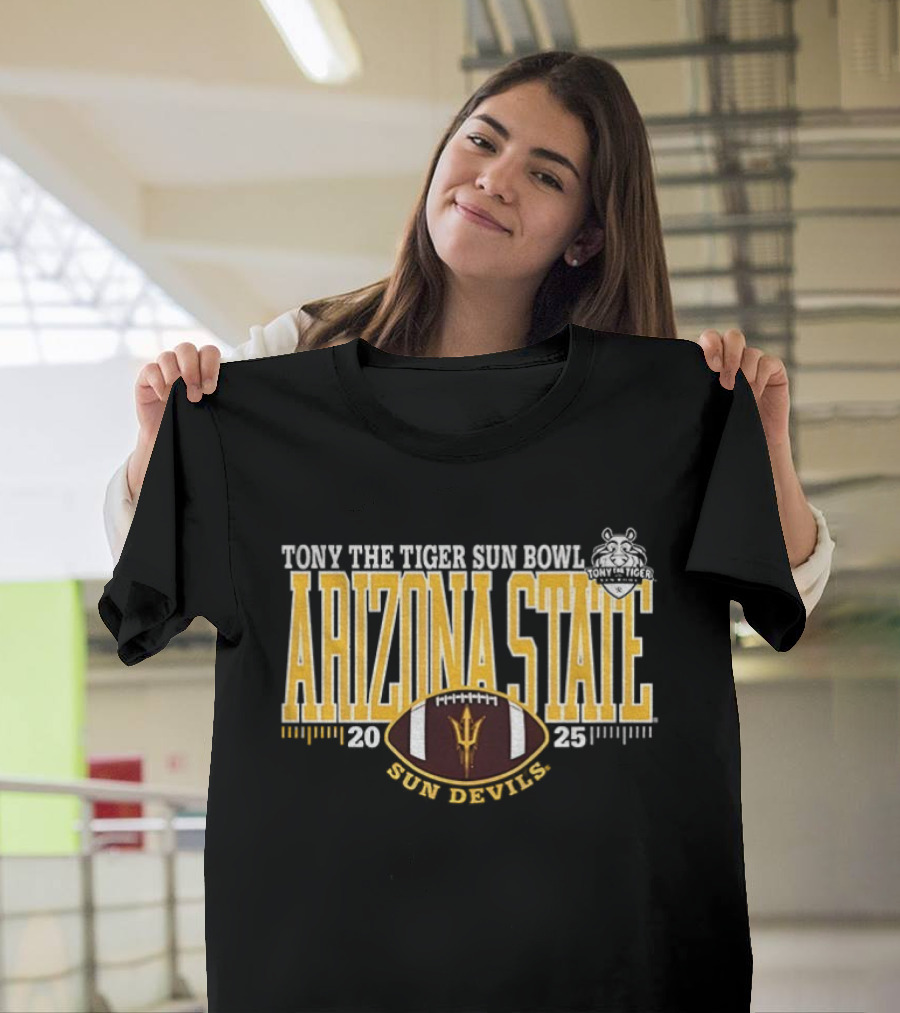 Tony The Tiger Sun Bowl Arizona State Sun Devils 2025 Football T-Shirt