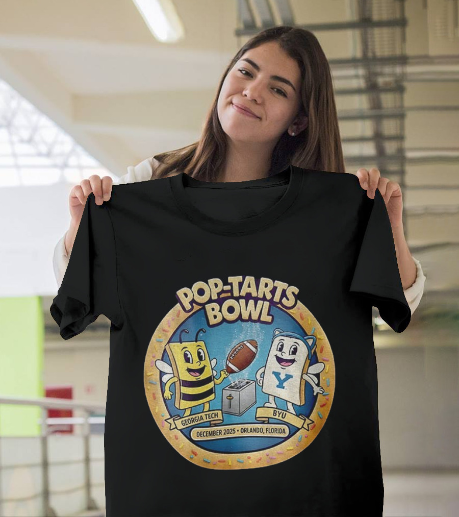 Pop Tarts Bowl Georgia Tech Vs BYU December 2025 Orlando Florida Football Event T-Shirt