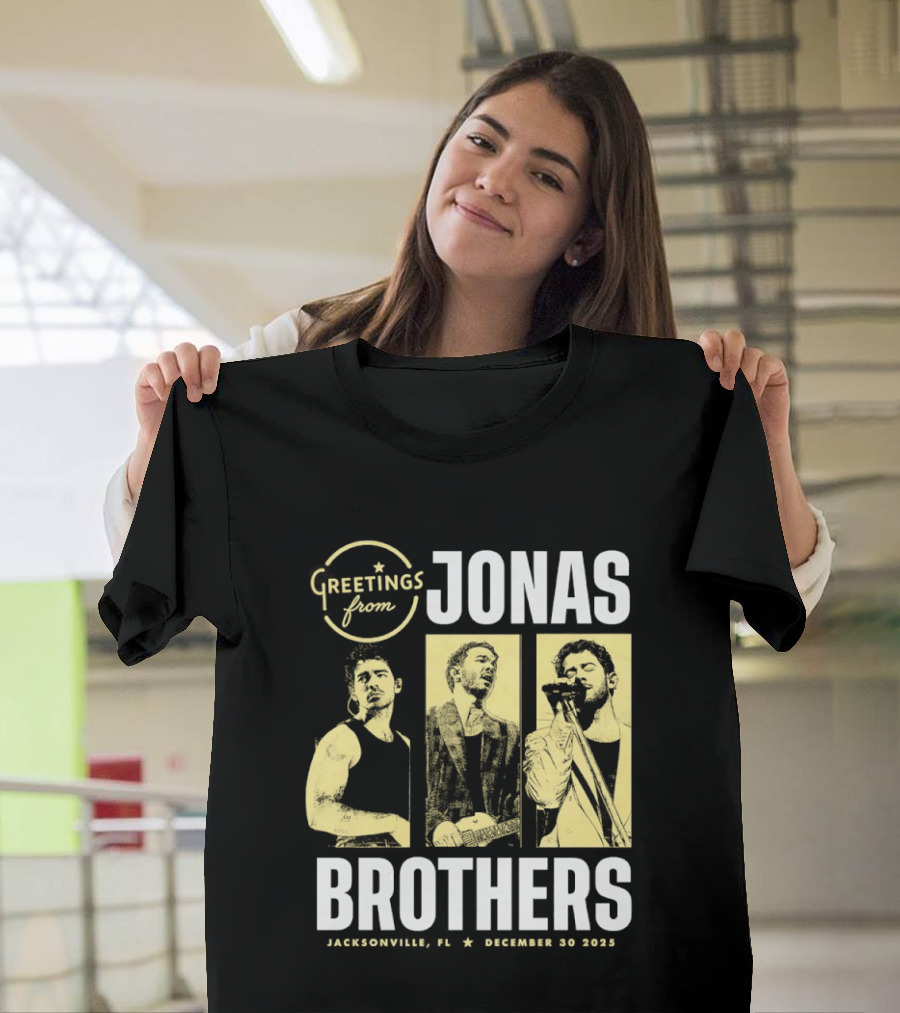 Greetings From Jonas Brothers 2025 Hershey PA December 10 T-Shirt