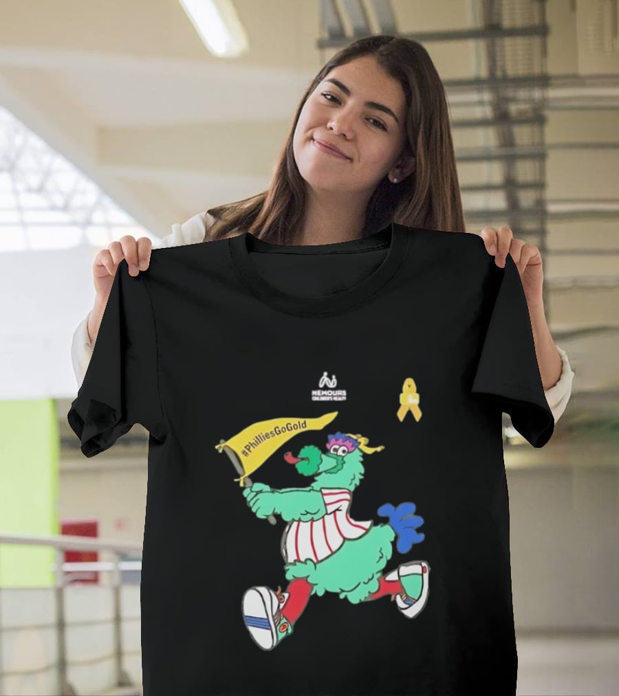 Nemours Childhood Partnership With Philadelphia Phillies #PhilliesGoGold T-Shirt