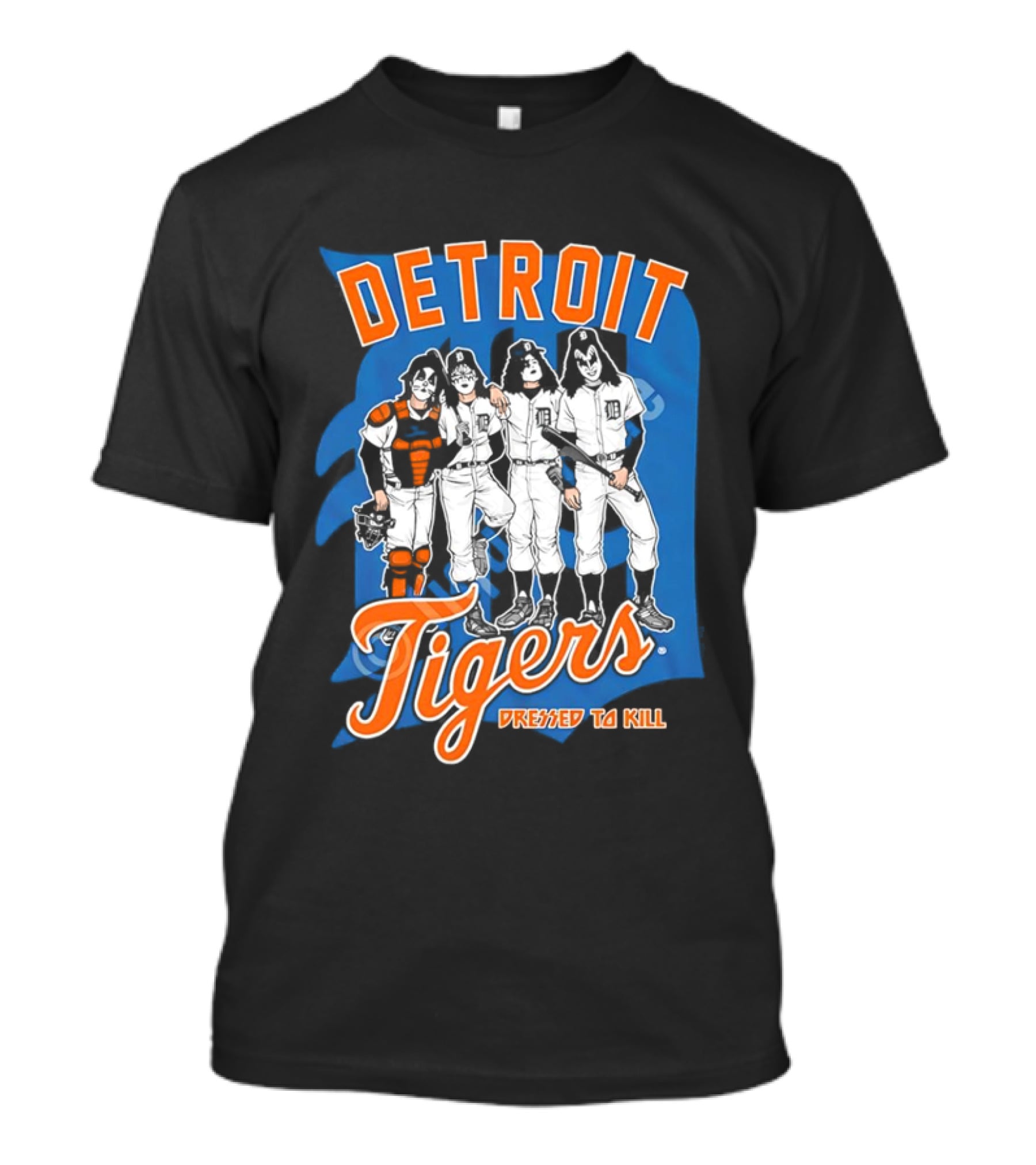 Detroit Tigers Dressed To Kill Vintage Rock T-Shirt