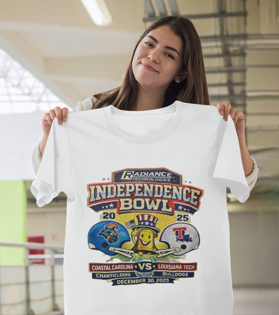 Radiance Technologies Independence Bowl 2025 Coastal Carolina Chanticleers Vs Louisiana Tech Bulldogs December 30 T-Shirt