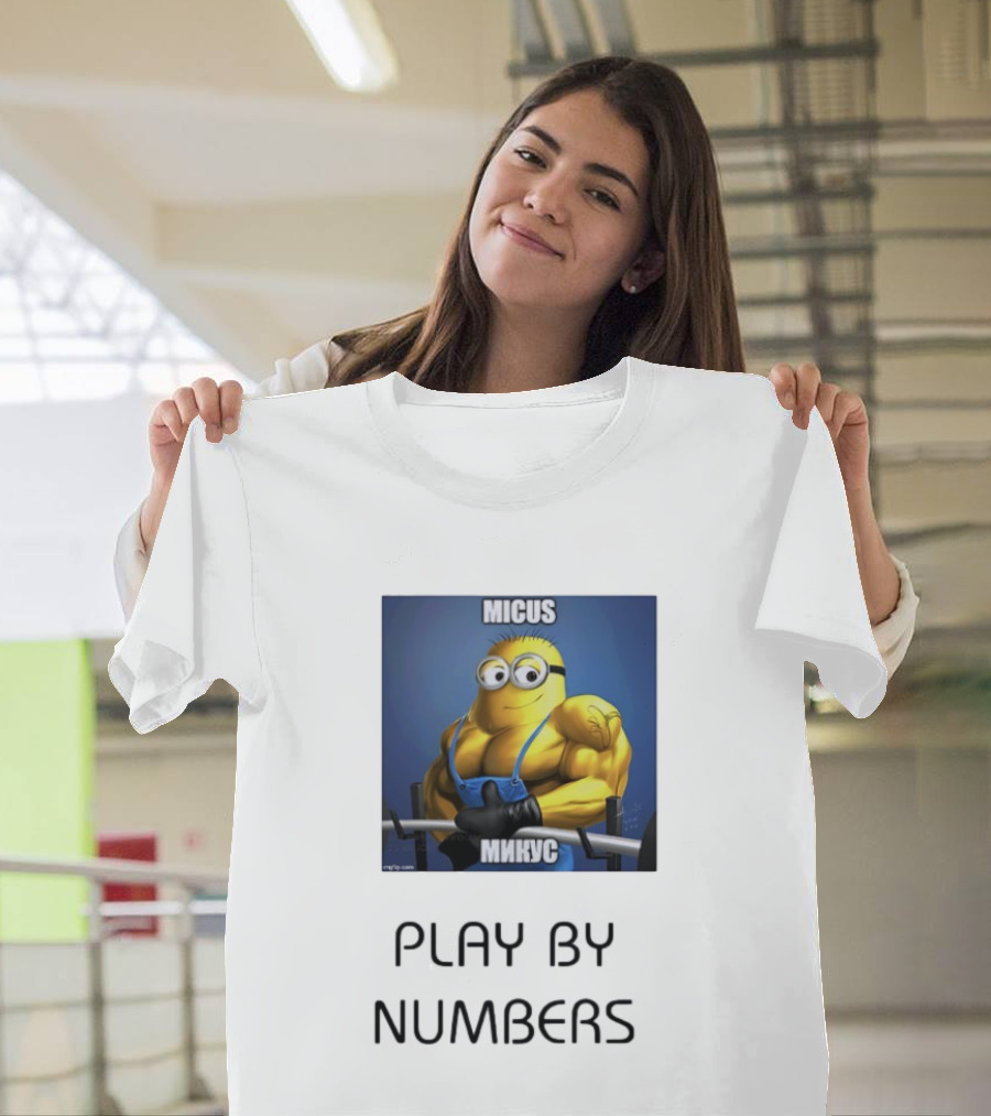Micus Минькс Muscle Play By Numbers Minion T-Shirt