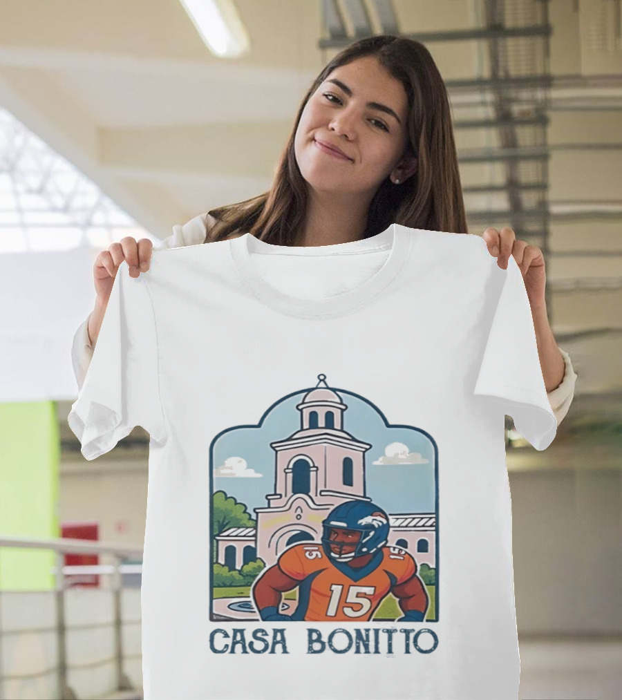 Nik Bonitto 15 Casa Bonitto Denver Broncos NFL Game Day T-Shirt
