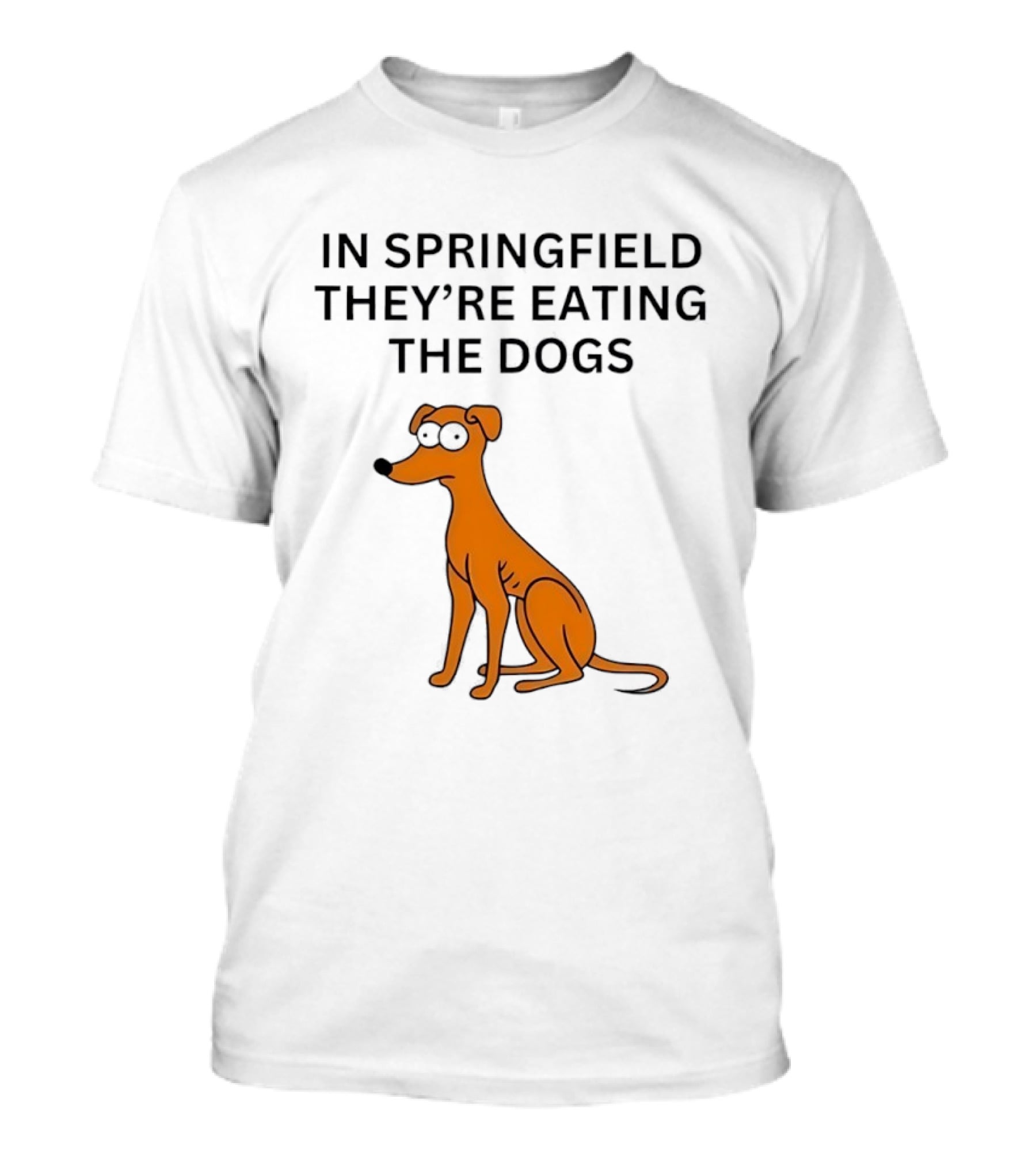 Santa’s Little Helper In Springfield Theyre Eating The Dogs T-Shirt