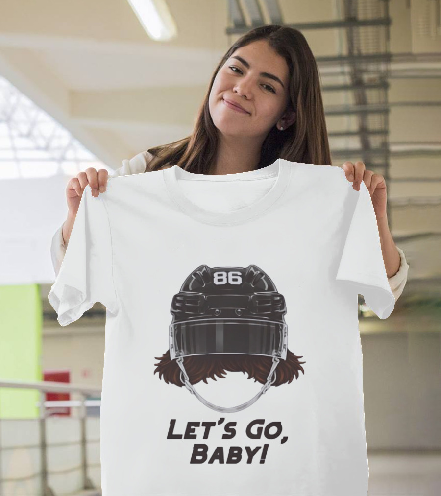 Jack Hughes Let’s Go Baby New Jersey Devils Hockey T-Shirt