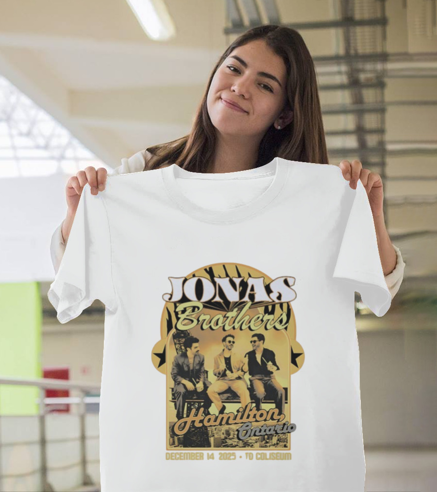 Jonas Brothers Hamilton Ontario December 14 2025 TD Coliseum T-Shirt
