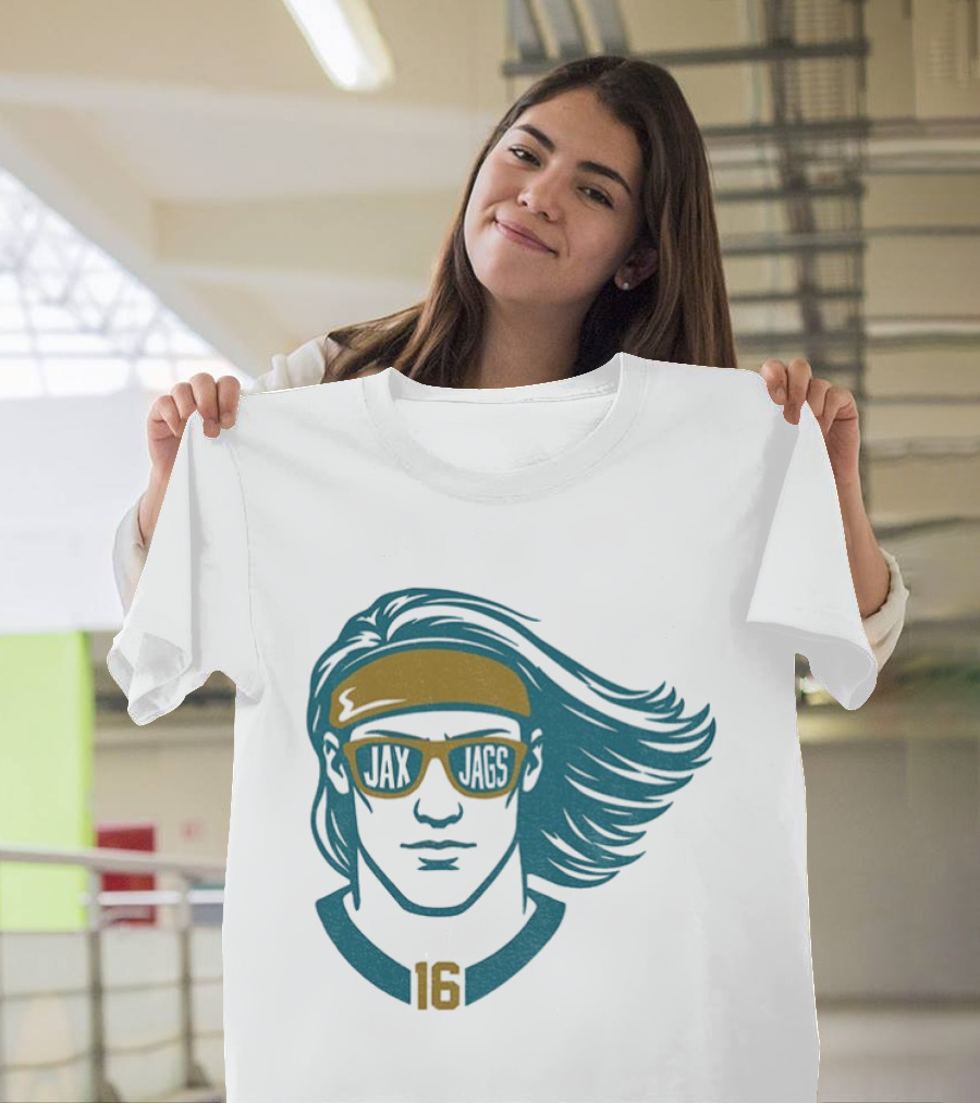 Trevor Lawrence Jax Jags Football Cartoon 16 T-Shirt