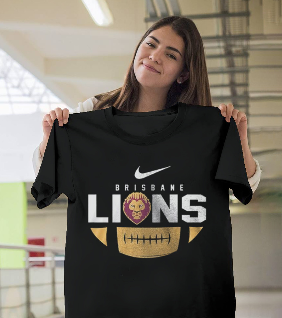 Brisbane Lions Nike Pride Of Brisbane Town Go Lions T-Shirt