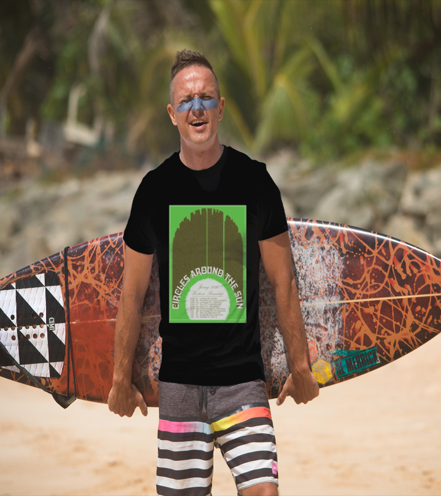 Circles Around The Sun Spring 2026 Western Roundup Tour Dates T-Shirt