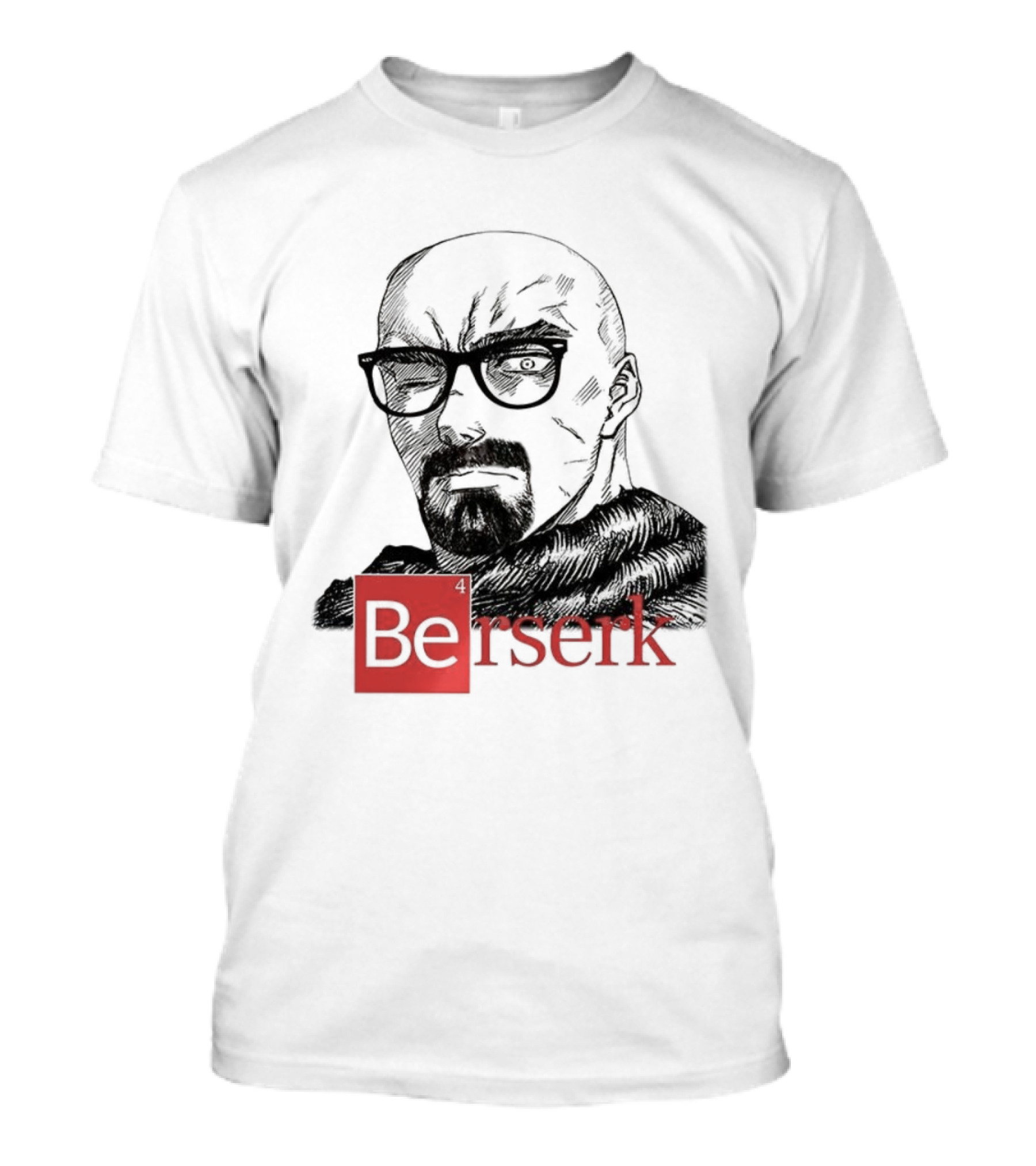 Berserk Anime Breaks Bad Inspired Fusion T-Shirt