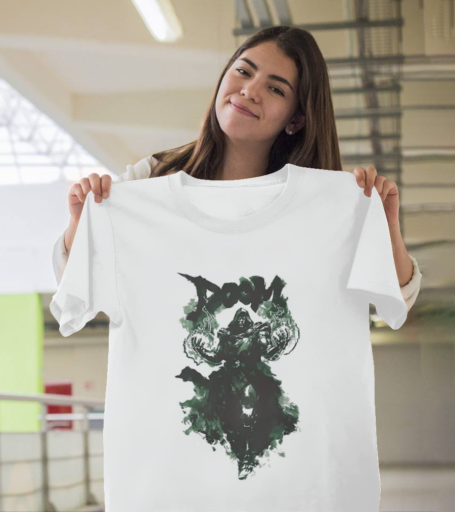 Doom Doctor Emperor Marvel Comics Green Aura T-Shirt