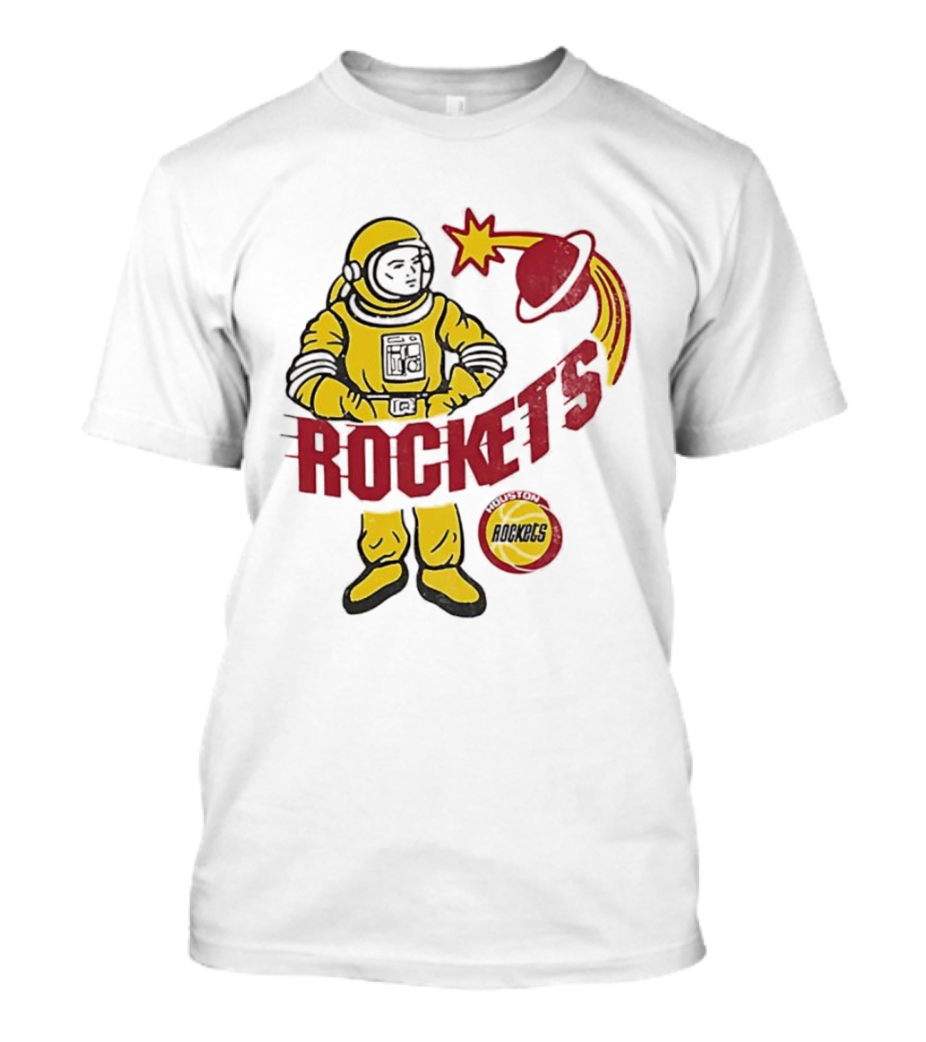 Houston Rockets Astronaut Iconic Space T-Shirt
