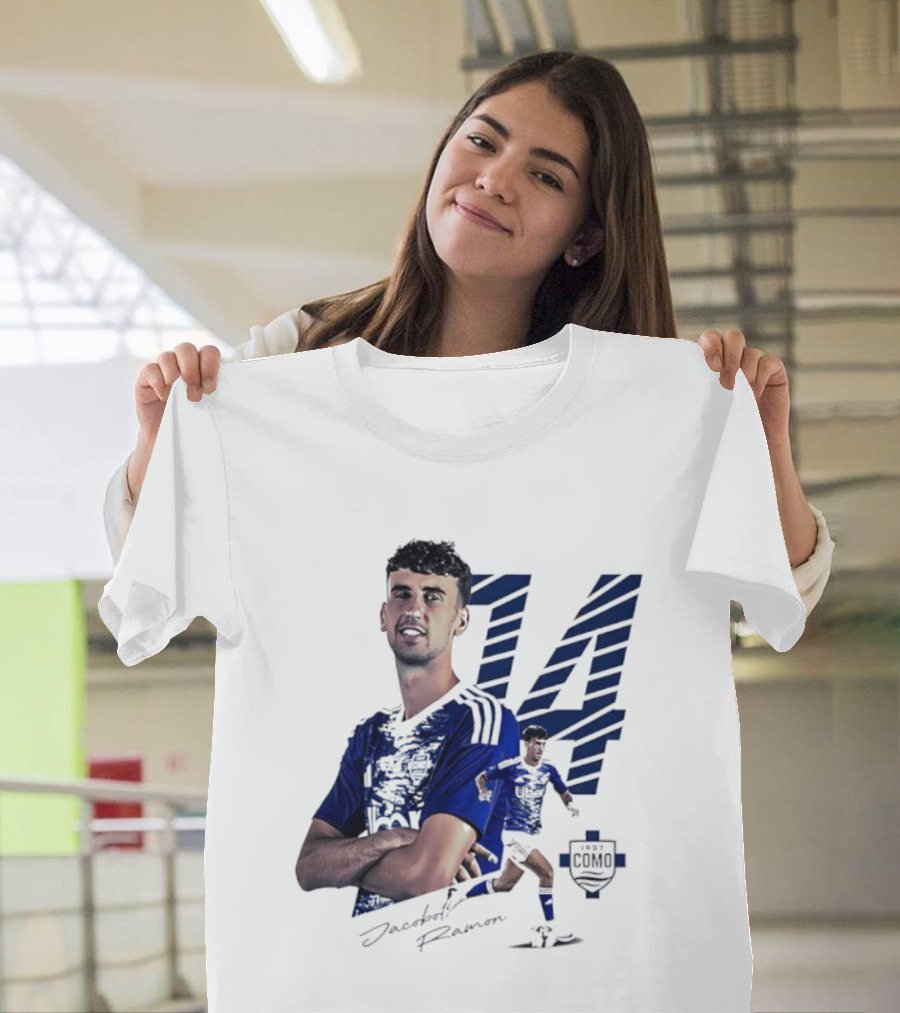 Jacobo Ramon 14 Como 1907 Players Collection Signature T-Shirt