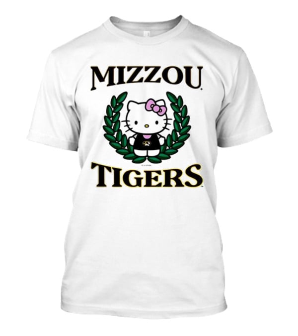 Mizzou Tigers Hello Kitty University Of Missouri Fan Collection T-Shirt