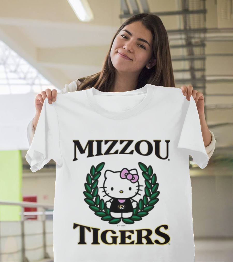 Mizzou Tigers Hello Kitty University Of Missouri Fan Collection T-Shirt