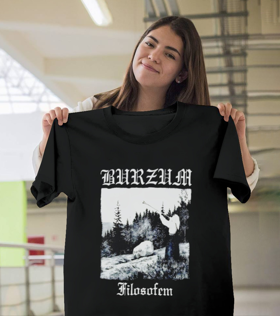 Burzum Filosofem Album Nordic Forest Scene T-Shirt