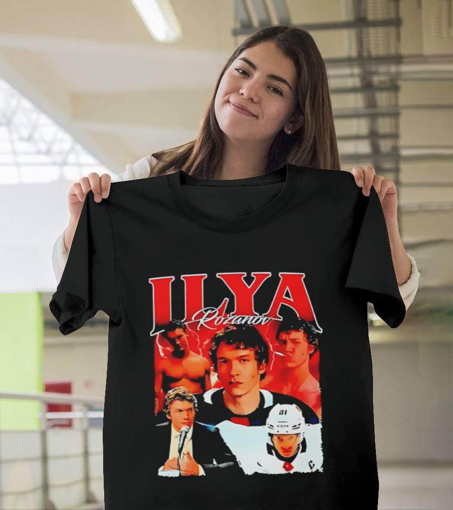 Ilya Rozanov Rivalry 90s Iconic Hockey Star T-Shirt