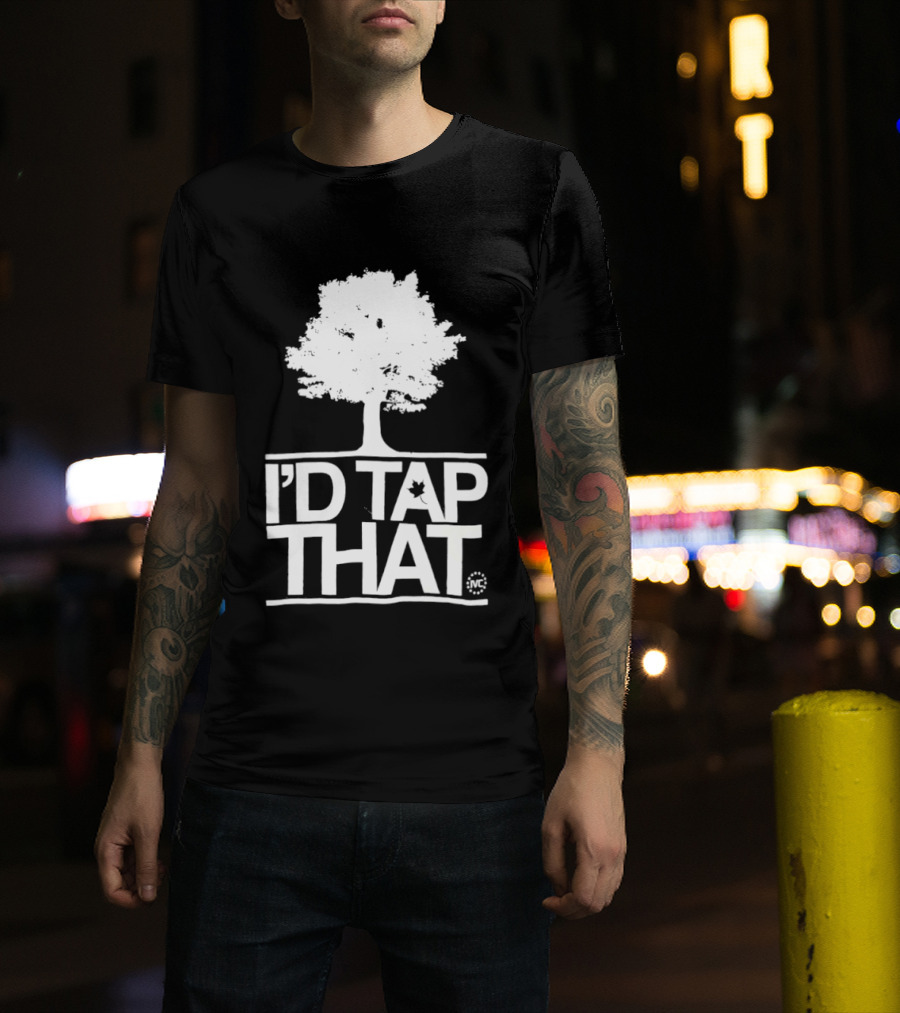 Tree I'd Tap That Pun With Maple Leaf T-Shirt