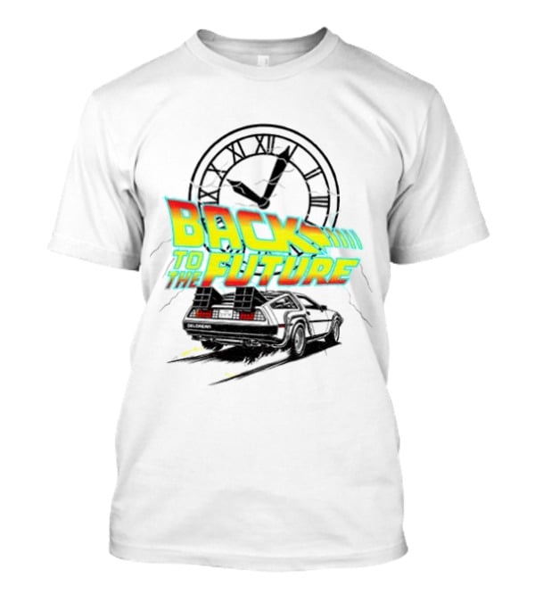 Back To The Future DMC DeLorean Official Vintage Movie T-Shirt