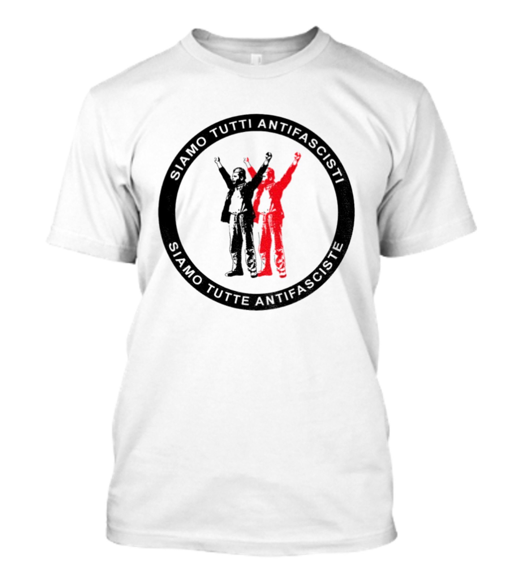 Siamo Tutti Antifascisti Raised Fist T-Shirt