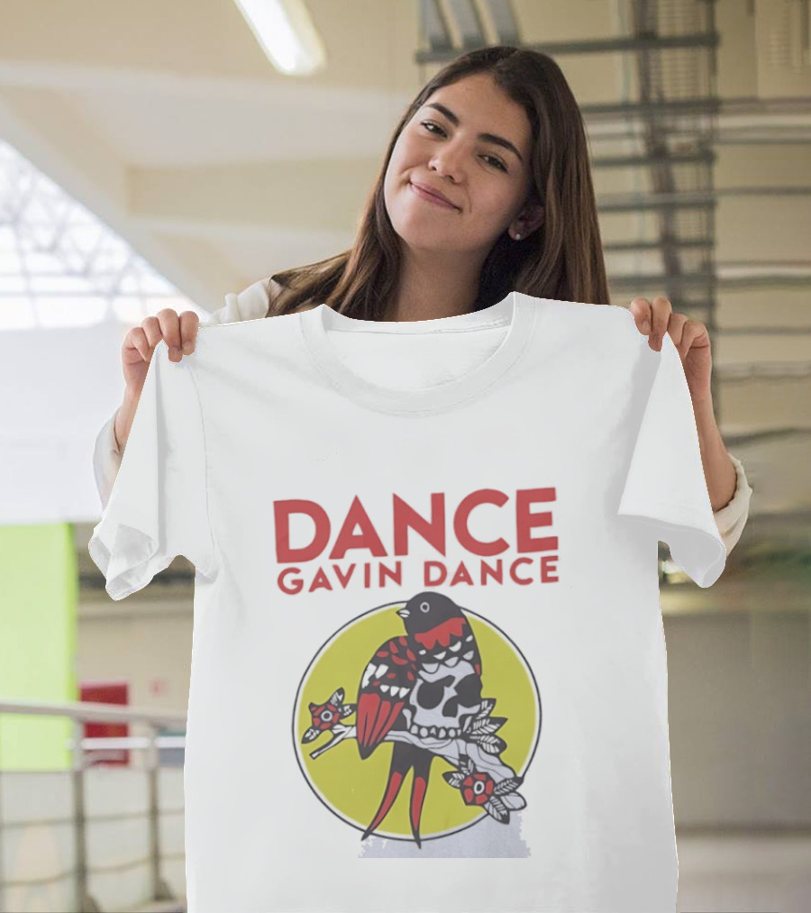 Dance Gavin Dance Skull and Bird T-Shirt