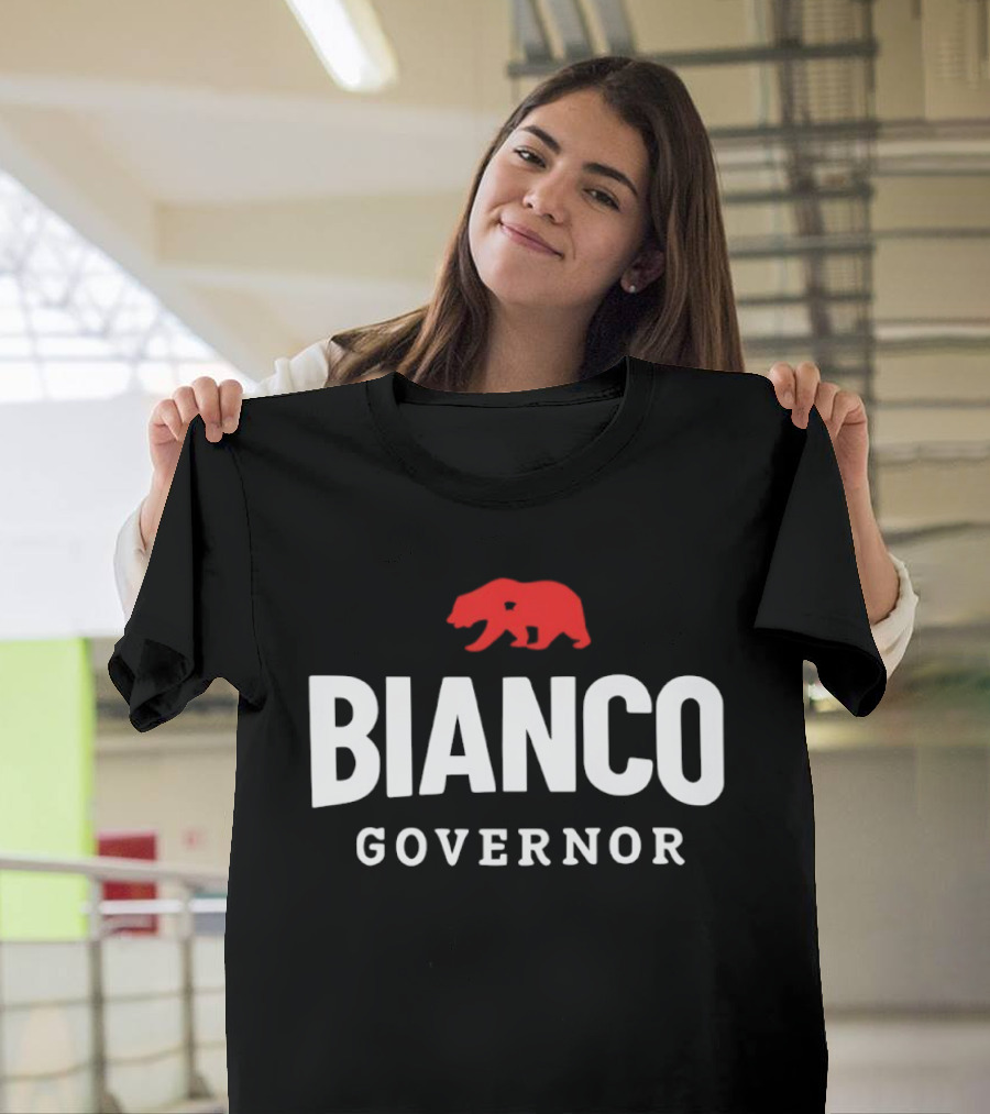 Bianco For Governor California Bear T-Shirt