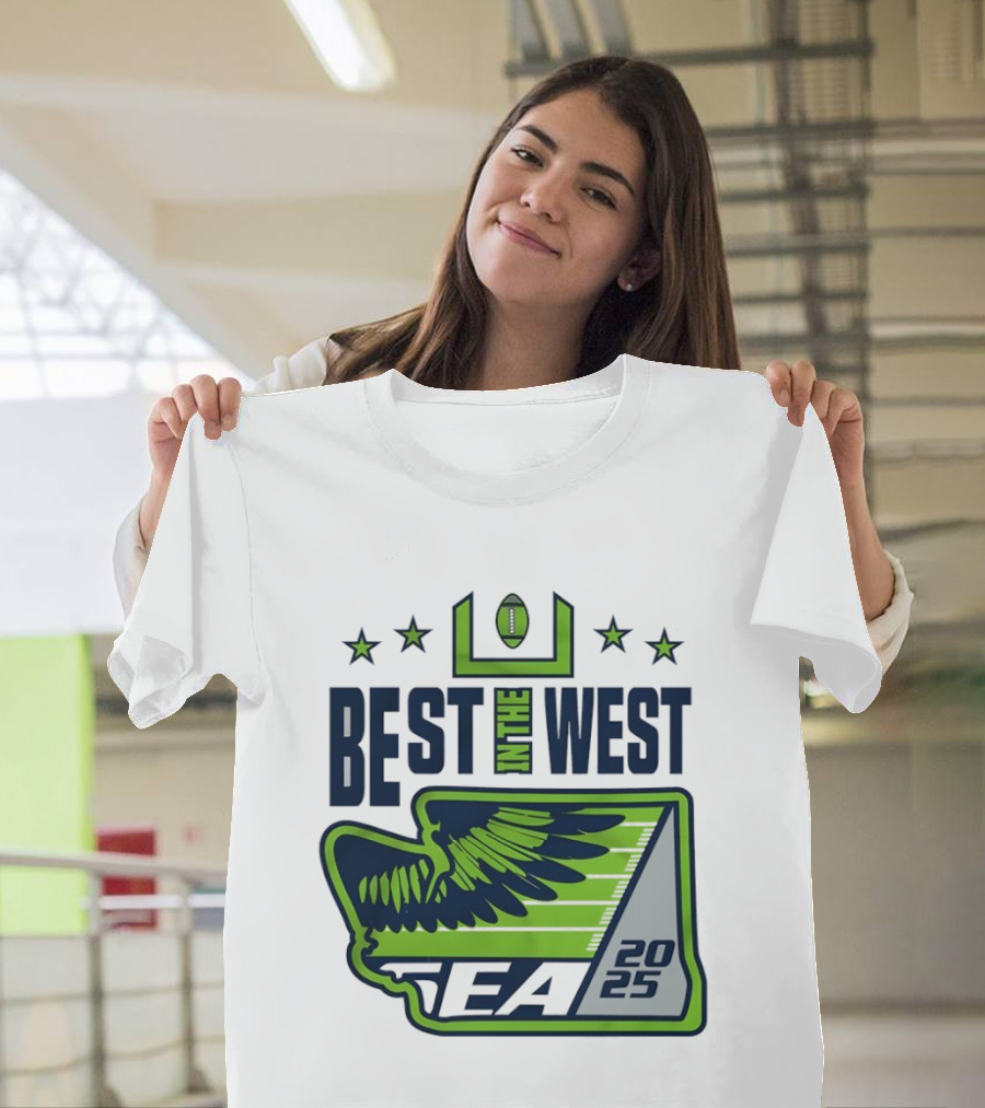 Seattle Seahawks Best In The West 2025 NFC Champions T-Shirt