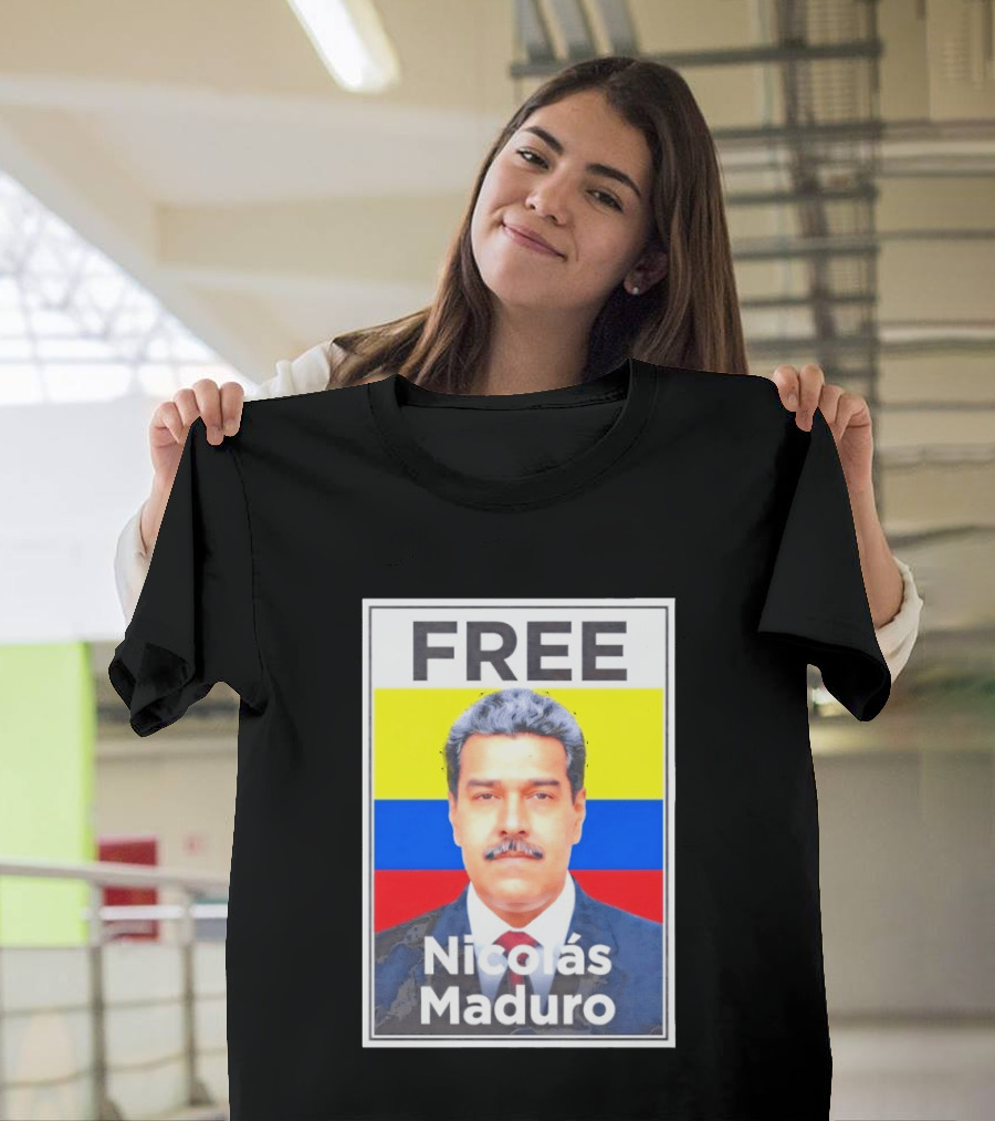 FREE Nicolás Maduro Venezuela Flag Political T-Shirt