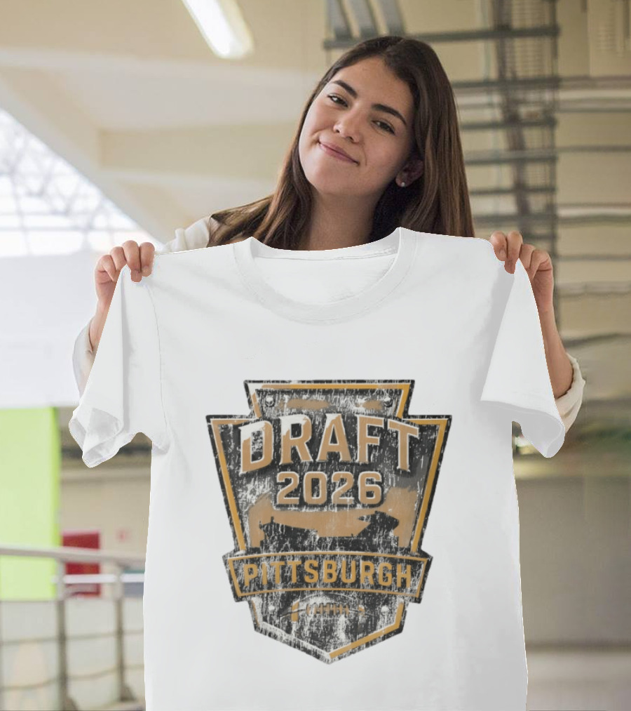 Pittsburgh Draft 2026 Vintage Steelers Football T-Shirt