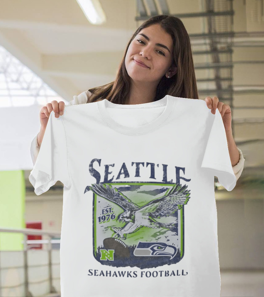 Seattle Seahawks Football EST 1976 NFL Team T-Shirt