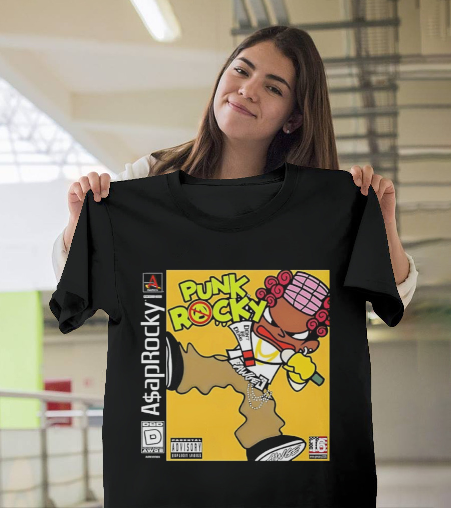Don’t Be Dumb For Asap Rocky’s Punk Rocky Inspired By Parappa The Rapper T-Shirt