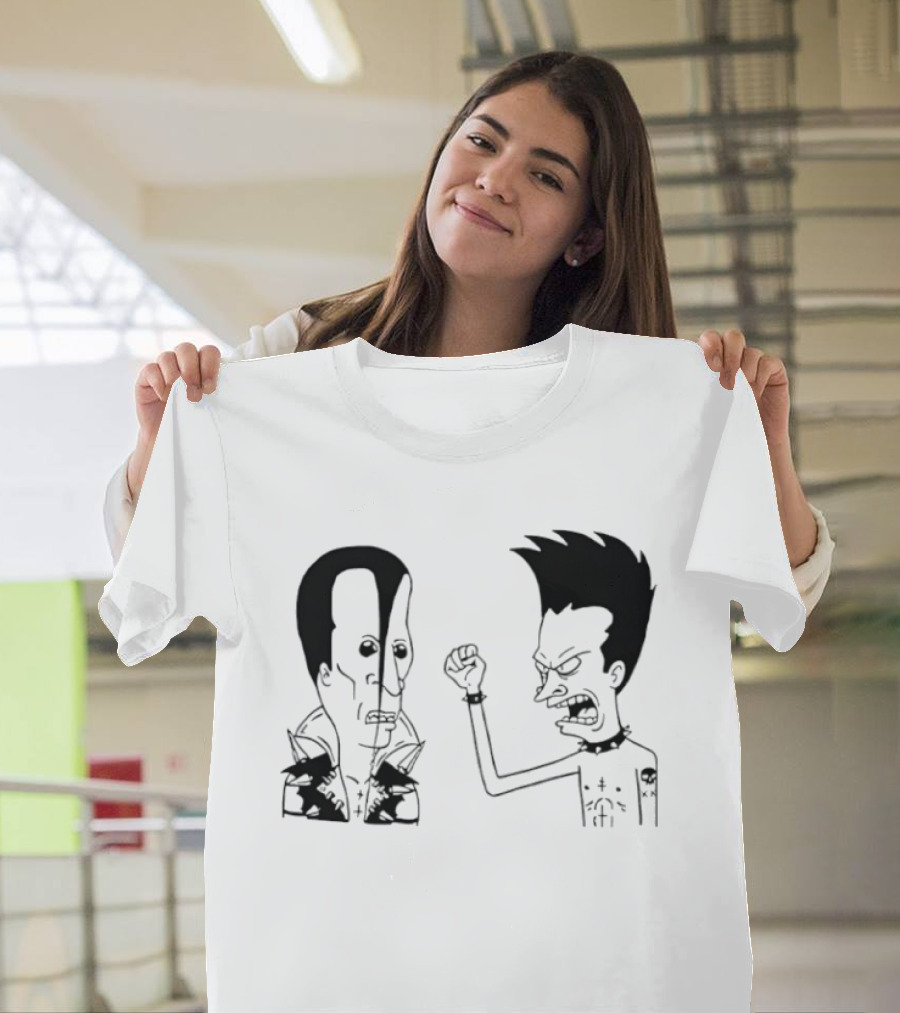 Grumpy Beavis And ButtHead Misfits T-Shirt