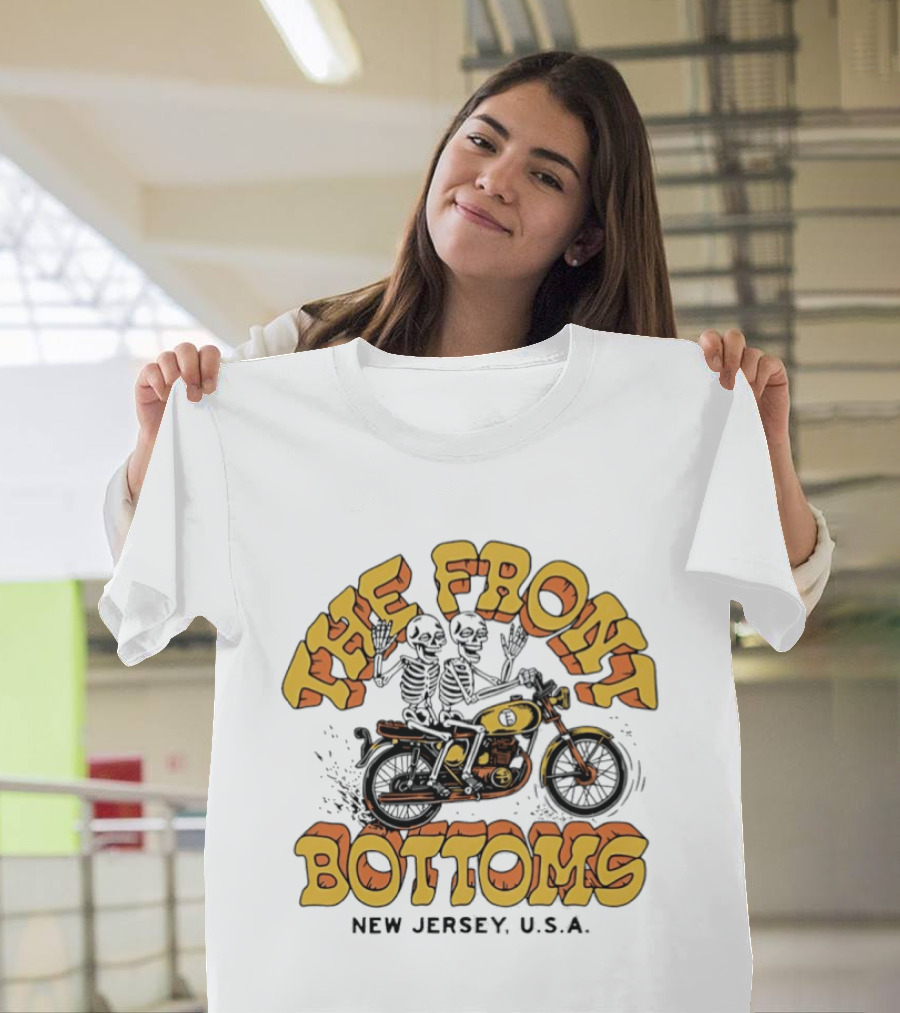 The Front Bottoms Skeleton Motorcycle New Jersey USA T-Shirt