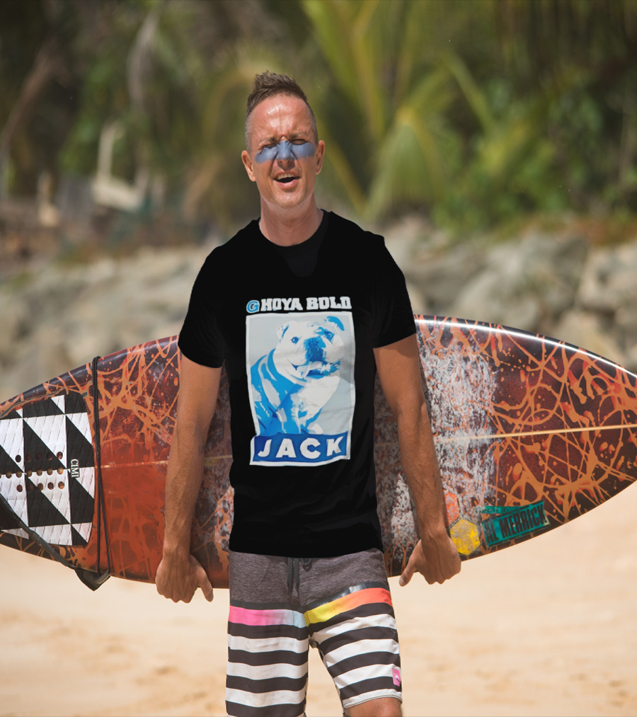 Georgetown Hoyas Hoya Bold Jack Bulldog Basketball T-Shirt