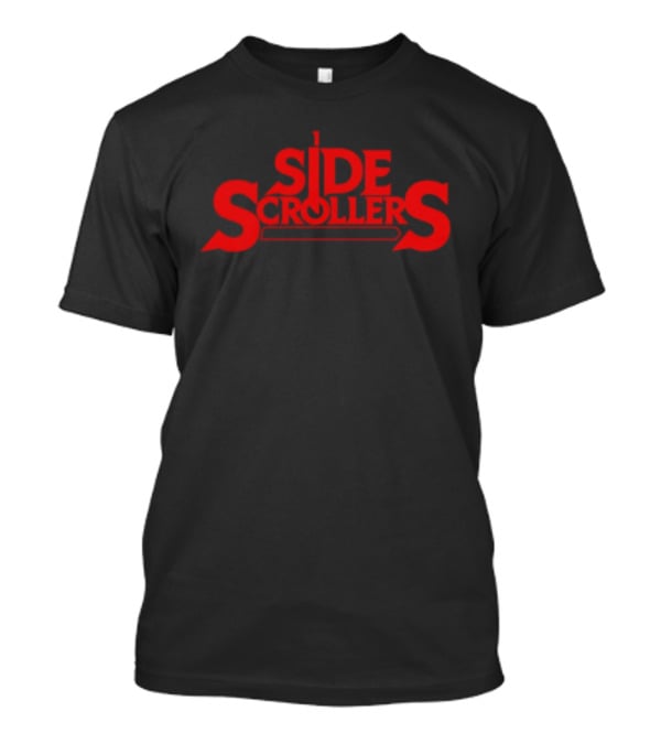Side Scrollers Classic Red Gaming T-Shirt