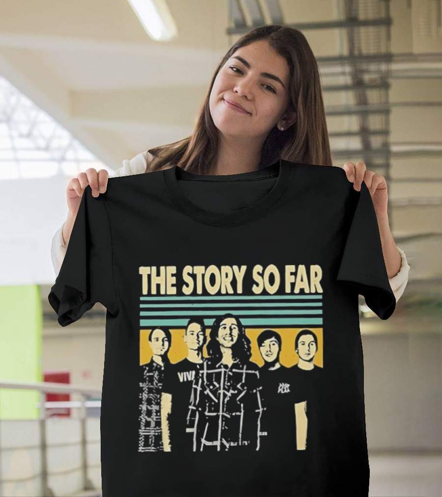 The Story So Far Band Members Stripes T-Shirt