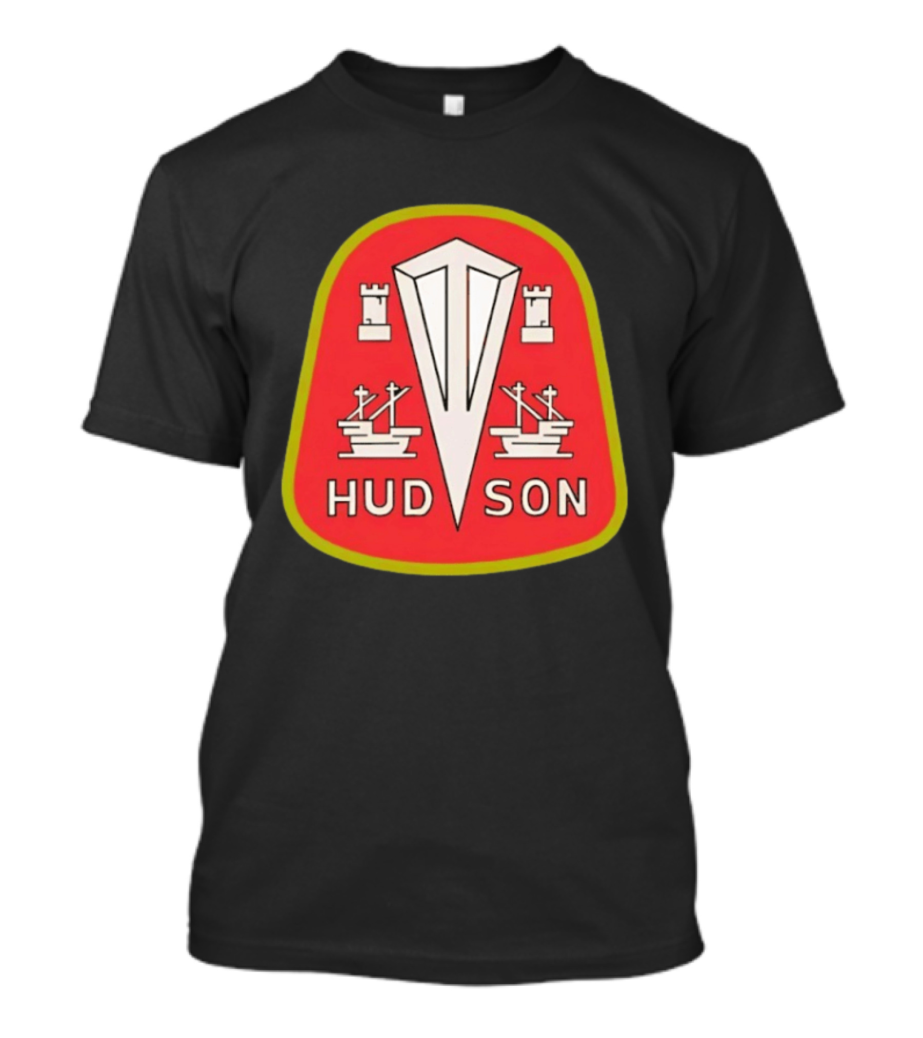 Hudson Motor Car Company Emblem With Ships And Castles T-Shirt