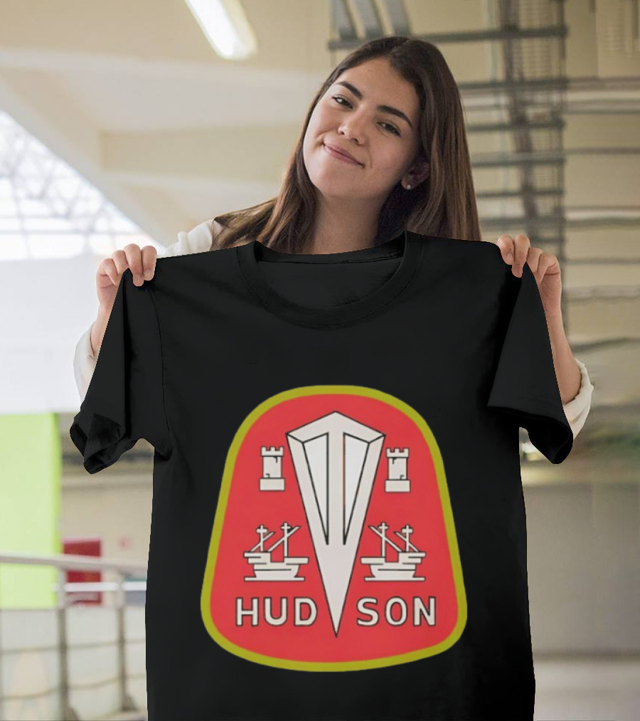 Hudson Motor Car Company Emblem With Ships And Castles T-Shirt